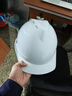 伟光ABS安全帽  V型新国标透气款 防砸耐穿刺 Y型下颏带工地建筑头盔 白色旋钮式【京东自营】 实拍图