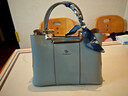 皮尔保罗（PIERPOLO）女士包包2025新款女包真皮手提包大容量斜挎包生日礼物送妈妈 【气质时尚】浅蓝1313 实拍图