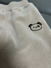 嘟嘟家宝宝裤子冬季男童长裤保暖女童休闲裤冬款儿童衣服童装 米色 130 实拍图