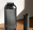 米家运动水杯 塑料杯大容量夏季男运动健身便携茶水分离杯经典黑1L 实拍图