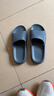 京东京造【专业防滑】浴室防滑拖鞋老人孕妇舒适居家拖鞋男士灰色40-41 实拍图
