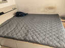 海澜之家（HLA）A类乳胶床垫床褥子可折叠宿舍家用加厚铺底垫被灰色 180*200cm 实拍图