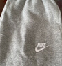 耐克（NIKE）男运动裤冬季加绒束腿针织休闲裤柔软舒适  BV2738-063 灰色 XL 实拍图