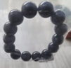金石灵天然黑曜石手串男女款水晶手链海蓝宝五行补水佛珠转运珠生日礼物 黑曜石手链8毫米 实拍图