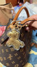 足金999马上有钱本命年小金马钥匙扣黄金手机链汽车包包挂饰礼物 马上有钱（棕色） 晒单实拍图