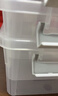 禧天龙（Citylong）文具零件收纳箱证件衣物整理箱内衣玩具多用储物箱化妆品收纳盒 B款3个装 烟熏灰31.5*23*14.5CM 实拍图
