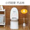 爱丽思蹲便改坐便孕妇塑料马桶老人便携式移动马桶简易坐便器蹲厕改装 蹲便基础套餐 实拍图