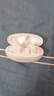 DOUBLE TUNE鹅卵石系列E2 真无线蓝牙耳机 DT入耳式耳机 超长续航 适用于苹果华为小米手机 白色 实拍图
