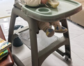 HUAERLE宝宝餐椅家用同款肯德基婴儿餐椅可调高度吃饭餐桌多功能学坐椅子 豪华款【青色餐盘+坐垫+轮子】 实拍图