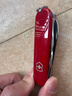 维氏瑞士军刀都市猎人15项多功能水果刀刀折叠刀红色1.3713 实拍图
