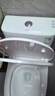 九牧（JOMOO）马桶家用一级水效防臭卫浴虹吸式马桶坐便器大冲力抗菌卫生间坐厕 【镇店热卖-旋冲升级】11370 305坑距(2515城包安装) 实拍图