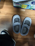 京东京造家居包脚棉拖鞋 轻简毛绒保暖包跟棉拖鞋男款 灰色44-45  JZ-3222 实拍图