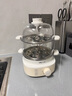 小熊（Bear）煮蛋器 蒸蛋器 自动断电小型不锈钢早餐神器 旋钮定时 双层蒸煮鸡蛋ZDQ-K14E1 实拍图
