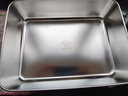 苏德乐苏德乐316不锈钢方盘不锈钢托盘菜盘餐盘烧烤盘饭盘铁盘子长方形 25cm*20cm*5cm 实拍图