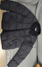 坦博尔轻薄羽绒服女短款翻领宽松舒适衬衫式女士外套330226D 黑色160 实拍图