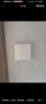 Aqara智能开关D1单火双键智能家居遥控已接入米家APP/苹果HomeKit 白色 实拍图