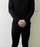 海澜之家保暖内衣男秋衣秋裤纯棉男士保暖内衣套装男士保暖衣棉裤保暖裤男 100%纯棉抗菌防螨-黑色 L -170/95 实拍图