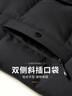 雪中飞鹅绒羽绒服男士短款脱卸帽加厚保暖休闲商务秋冬外套男装175 实拍图