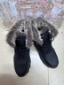 全洲狼 雪地靴男冬季新款东北棉鞋男大码抗寒防水加绒保暖轻便防滑靴子 黑色棉鞋-升级版 加绒 42 (260mm) 实拍图