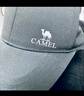 骆驼（CAMEL）户外运动棒球帽男女鸭舌帽透气遮阳太阳帽遮脸帽133BARC017幻影黑 实拍图