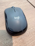 罗技（Logitech）M220 轻音鼠标 无线鼠标 办公鼠标 对称鼠标 带无线微型接收器 灰黑色 实拍图