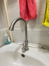 九牧王世家304不锈钢厨房水龙头卫生间冷热水头防溅洗菜盆单冷脸盆水槽 加厚304不锈钢大弯单冷 实拍图