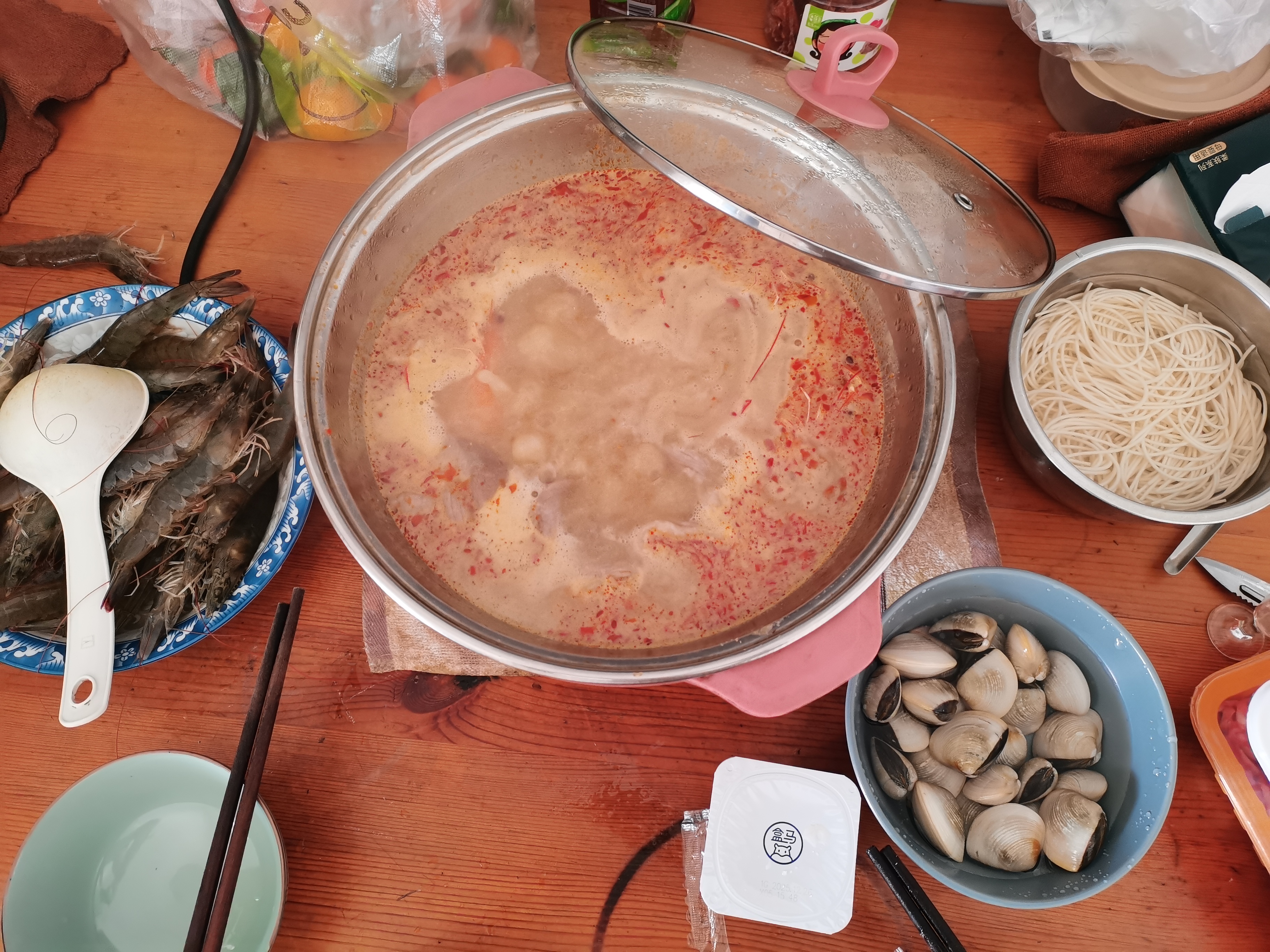 香永鲜铺前林花糟粕醋火锅底料海南文昌铺前特产海鲜酸辣汤底产地直发 1瓶酸辣（送黄灯笼+金桔+海南辣椒酱）超大瓶 实拍图
