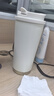 京东京造保温杯双饮口咖啡杯【陶瓷内胆-316不锈钢】 500ML白金色 实拍图