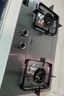 美的（Midea）燃气灶天然气 双灶具 4.8kW家用猛火灶台嵌两用 钢玻面板 可调底盘 二级能效 Q217B-M 实拍图