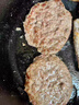 鲜京采 谷饲牛肉汉堡饼1.44kg（12片）牛肉饼 牛肉馅 早餐 牛肉丸牛肉酱 实拍图