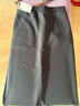 优衣库女装快干休闲窄身长裙/半身裙裙子485599 09 黑色 S 实拍图