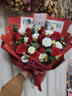 百花馆鲜花红玫瑰花满天星真花束生日礼物送女友表白老婆同城配送小时达 【初心不负】11朵红玫+桔梗+红豆|JD268 实拍图