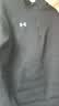 安德玛（Under Armour）UA秋冬Rival男子1/4拉链抓绒保暖长袖运动休闲卫衣1386016 黑色001 M 实拍图