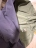 新款儿童罩衣防水防脏防风中大童羽绒服护衣男女宝宝外穿画画冬季 军绿拼藏青色（精品防水牛津布） 120码（建议身高106-115厘米） 实拍图
