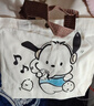 小熊帆布包女学生便携上班帆布兜手提包手拎便当帆布袋 帕恰狗（带按扣）活动 实拍图