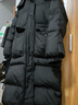 森马（Semir）90绒羽绒服女长款收腰显瘦冬季宽松连帽三防厚外套101724113055 实拍图