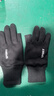 【鹿皮绒手套】户外骑行手套秋冬半指摩托电单车保暖男士触屏露指 露二指黑色 实拍图