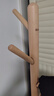 稳纳 衣帽架 衣架落地 实木挂衣架 阳台卧室衣服架  原木色三脚款3176 实拍图