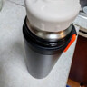 京东京造 保温杯 男士女户外大容量闷茶焖泡水杯子 316不锈钢黑色500ml 实拍图