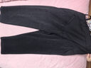 婧麒（JOYNCLEON）孕妇裤冬季外穿阔腿裤女欧棉加绒托腹休闲长裤黑色 L Jyk171683 实拍图
