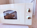 帝而（Dual） 品牌小型微波炉烤箱一体机家用白色复古高颜值微烤一体机平板迷你光波炉小尺寸 20L 高配版丨象牙白丨不锈钢款微烤一体 实拍图