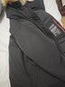 京东京造【进口极寒95鹅绒服】羽绒服男外套女冬季新款中长款 曜石黑 XL 实拍图
