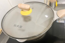炊大皇  炒锅 麦饭石色不粘锅多功能少油烟炒菜锅平底30cm 电磁炉通用  实拍图