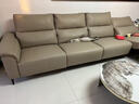 顾家家居（KUKA）智能零靠墙电动功能头层牛皮电竞沙发客厅6196大咖3.54M燕麦色 实拍图