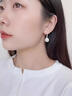 戚小米s999足银耳钉女法式复古仿珍珠耳钩纯银耳环优雅耳坠气质养耳洞 实拍图
