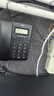 得力（deli）电话机座机 固定电话 办公家用  免提通话 大字按键 来电显示  33490黑 实拍图