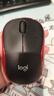 罗技（Logitech）M185鼠标 无线鼠标 办公鼠标 对称鼠标 黑色红边 带无线2.4G接收器 实拍图