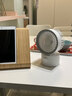 名创优品小风扇桌面风扇摇头大风力静音便携3c认证充电长续航插电式办公室工位学生宿舍小塔扇强力风可拆卸 【冰透白Pro】全新升级丨边充边用 实拍图