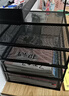 得力(deli)四层竖板金属文件座 办公桌文件架置物架 文件托盘 桌面文件框收纳架 PB266黑 实拍图