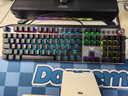 狼蛛（AULA）F2088机械键盘有线游戏键盘 多功能旋钮 104键背光键盘 宏编程  电脑键盘电竞游戏专用 青轴精英版 实拍图